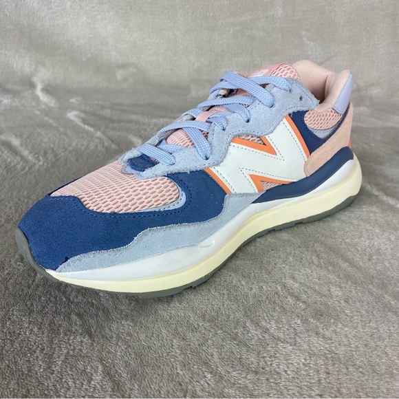 New Balance 57/40 Womens Running Shoes Size 10 Blue Pink Haze Suede Sneakers - Picture 5 of 9